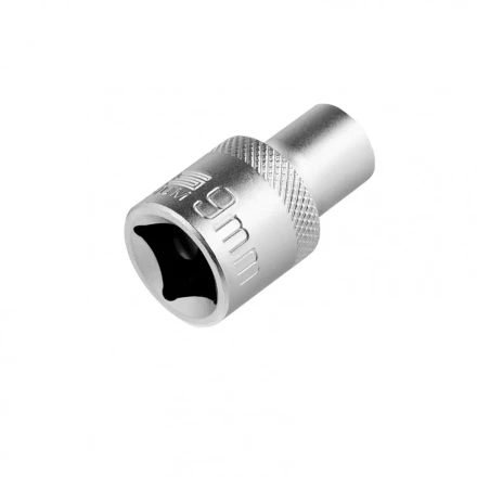 Головка торцевая 9 мм двенадцатигранная CrV под квадрат 1/2 хромированная Stels 13649 купить в Когалыме