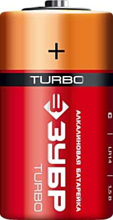 Батарейки TURBO алкалиновые C 15В серия Без серии купить в Когалыме