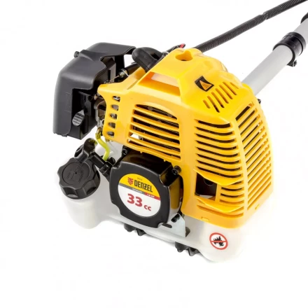 Триммер бензиновый Denzel DT 33 неразъемная штанга 96222 купить в Когалыме