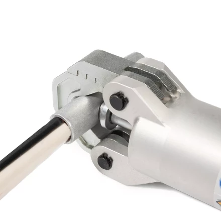 Пресс гидравлический ручной безматричный КВТ ПГРс-240 БМА из алюминиевого сплава с механизмом АСД для опрессовки наконечников до 240 мм2 (101937) купить в Когалыме