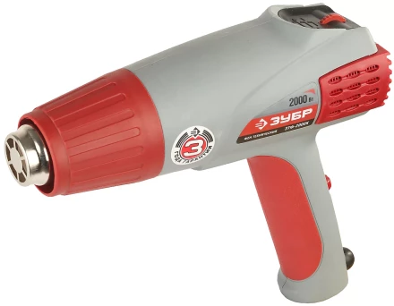 Фен ЗУБР, электр регулировка t, 3 режима работы, керам изолятор, кейс с насад, 2000Вт ЗТФ-2000К купить в Когалыме