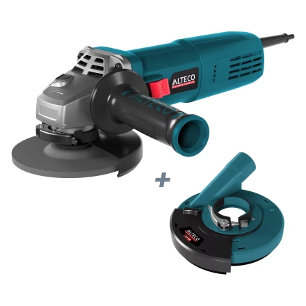 Угловая шлифмашина ALTECO AG 1400-125 ECS + Защитный кожух для пылеудаления ALTECO ADE 125 68946 купить в Когалыме