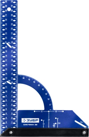 ЗУБР Система-32, разметочный мебельный угольник, Профессионал (34398-30) купить в Когалыме