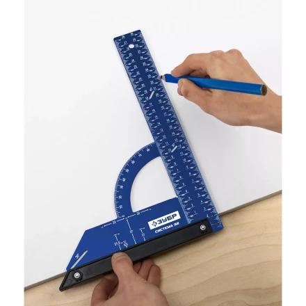 ЗУБР Система-32, разметочный мебельный угольник, Профессионал (34398-30) купить в Когалыме