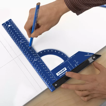 ЗУБР Система-32, разметочный мебельный угольник, Профессионал (34398-30) купить в Когалыме