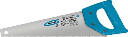 Ножовка для работы с ламинатом "PIRANHA",360 мм,15-16 TPI,зуб-2D,каленый зуб,пласт.рук-ка GROSS 24121 купить в Когалыме