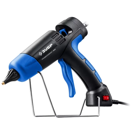 ЗУБР 200, d 11 мм, 20 г/мин, электрический термоклеевой пистолет, Профессионал (06852-11) купить в Когалыме