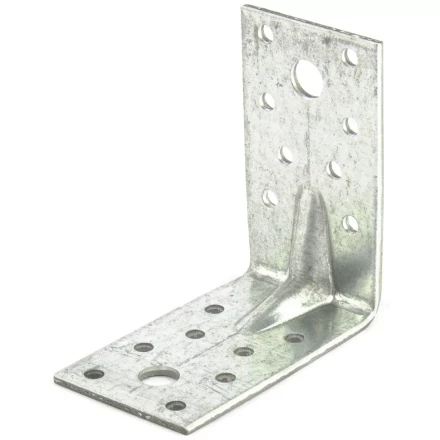 Крепежный уголок усиленный 2,5мм KUU 70x70x40 мм Россия Сибртех 464093 купить в Когалыме