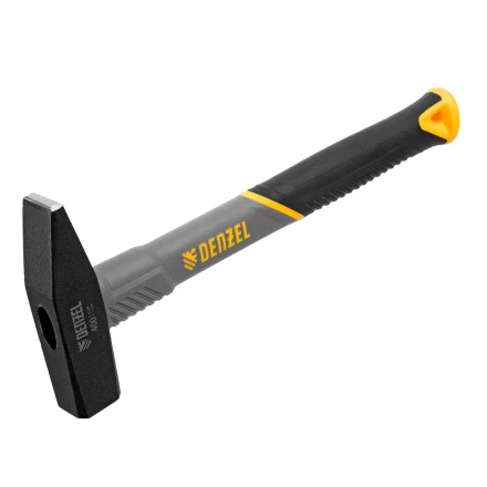 Молоток слесарный, 400 г Denzel, кованый, фибергласовая рукоятка c TPR покрытием 10484 купить в Когалыме