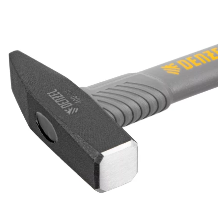 Молоток слесарный, 400 г Denzel, кованый, фибергласовая рукоятка c TPR покрытием 10484 купить в Когалыме