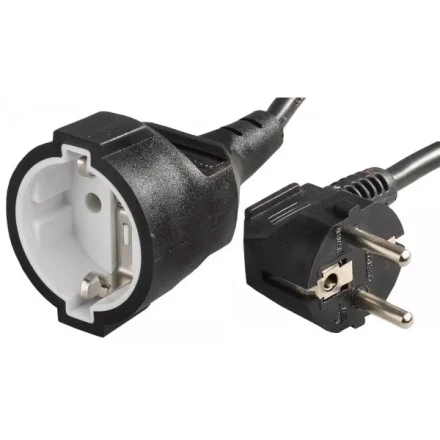 Удлинитель-шнур, 10 м, 2200 Вт, 1 гнездо, ПВС 3x1 мм2, СВЕТОЗАР SV-55013-10 купить в Когалыме