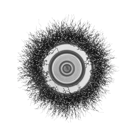 Щетка для дрели Denzel, 75 мм, Чашка, со шпилькой, нержавеющая витая проволока, 744773 купить в Когалыме