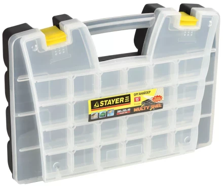 Органайзер двойной "PROMULTI-15" пластиковый, STAYER Professional 38037-15 купить в Когалыме