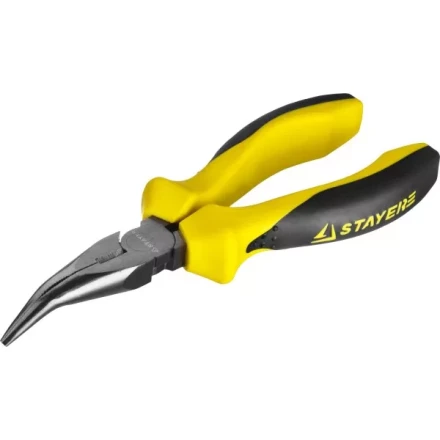 Тонкогубцы STAYER &quot;PROTech&quot; изогнутые, эксцентриковое расположение шарнира, 160мм 22027-4-16_z02 купить в Когалыме