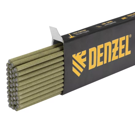 Электроды Denzel DER-46 Goldline, диам. 3 мм, 1 кг, рутил-целлюлозное покрытие, 97500 купить в Когалыме