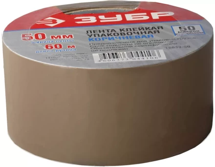 Лента ЗУБР &quot;МАСТЕР&quot; клеящая, коричневая, 25мм х 60м 12033-25 купить в Когалыме
