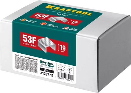 Скобы тип 20GA (53F / D / 056) 5000 шт 31787-19 купить в Когалыме