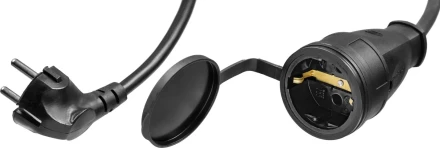 Удлинитель-шнур &quot;ПВС 315-Ш&quot;, 30 м, 3500 Вт, 1 гнездо, IP44, ПВС 3х1,5 мм2, ЗУБР 55020-30 купить в Когалыме