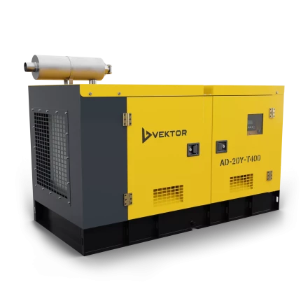 Дизельный генератор Vektor AD-20Y-T400 в шумозащитном кожухе с АВР купить в Когалыме