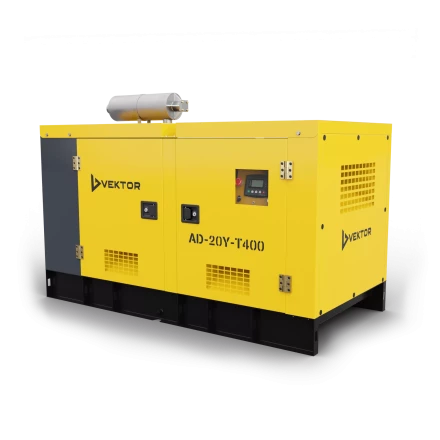 Дизельный генератор Vektor AD-20Y-T400 в шумозащитном кожухе с АВР купить в Когалыме
