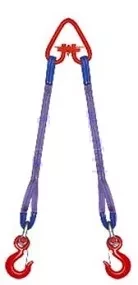 Строп текстильный двухветвевой 2СТ 8 т L=3 м SF7 180 мм Звено РТ-3 купить в Когалыме