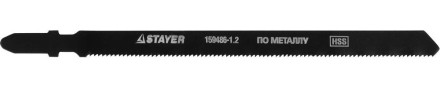 Полотна STAYER &quot;STANDARD&quot;, T318A, для эл.лобзиков, HSS, по цв. мeт, фрезер.развед, тонколист сталь, EU, T318A, 110/1,2мм, 2шт 159486-1.2 купить в Когалыме