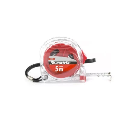 Рулетка Crystal 5 м х 19 мм корпус из поликарбоната Matrix 31072 купить в Когалыме