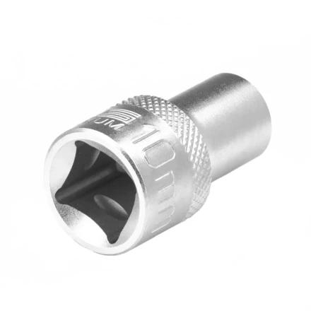 Головка торцевая 10 мм двенадцатигранная CrV под квадрат 1/2 хромированная Stels 13651 купить в Когалыме