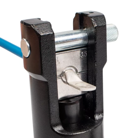 Пресс гидравлический помповый КВТ ПГ-300 для опрессовки наконечников до 300 мм (85528) купить в Когалыме