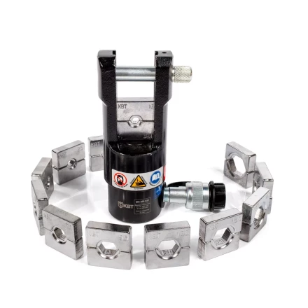 Пресс гидравлический помповый КВТ ПГ-300 для опрессовки наконечников до 300 мм (85528) купить в Когалыме