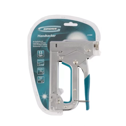 Степлер мебельный регулируемый (Handwerker) стальной корпус тип скобы 53, 4 - 14 мм GROSS 41000 купить в Когалыме