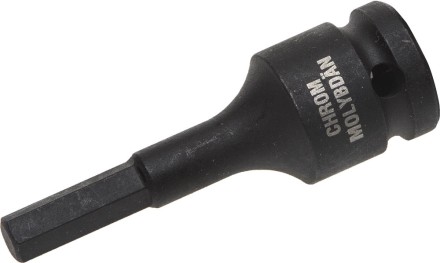 Торцовая головка KRAFTOOL &quot;INDUSTRIE QUALITAT&quot; ударная (1/2&quot;), HEX, Cr-Mo, фосфатированная, H8 27950-08_z01 купить в Когалыме