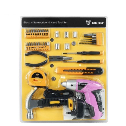 Отвертка аккумуляторная DEKO DKS4 и набор 36 Tools Kit, 063-4109 купить в Когалыме