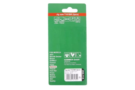 Пилки для лобзика HAMMER JG WD T101BR (5шт.) купить в Когалыме