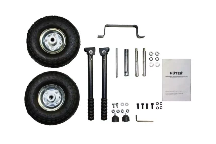 Комплект колёс и ручек для бензогенераторов DY6500, DY8000, DY9500, DY11000 L / LX / LX-3 / LXA / LXW Huter купить в Когалыме