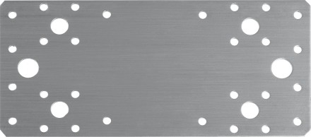ЗУБР НКП-2.0, 200 x 90 x 2 мм, нержавеющая крепежная пластина, Профессионал (310636-200) купить в Когалыме