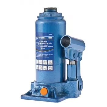 Домкрат гидравлический бутылочный 5 т h подъема 197–382 мм STELS 51097 купить в Когалыме