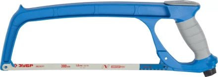 Ножовка по металлу ЗУБР ПРО-500, цельнолитая, обрезиненная рукоятка, натяжение 100 кг, 300 мм 15776_z01 купить в Когалыме