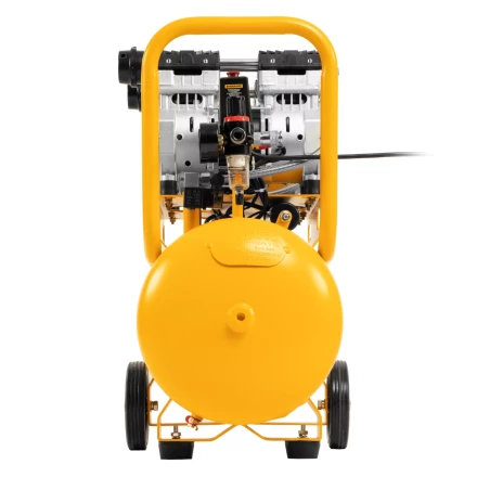 Компрессор безмасляный, малошумный Denzel DLS 1500/50, 1500 ВТ, 2x750, 50 л, 260 л/мин купить в Когалыме