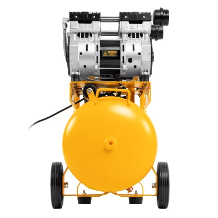 Компрессор безмасляный, малошумный Denzel DLS 1500/50, 1500 ВТ, 2x750, 50 л, 260 л/мин купить в Когалыме