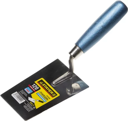 Кельма STAYER "PROFI", "трапеция", нержавеющее полотно, деревянная рукоятка, 120мм 0830-12 купить в Когалыме