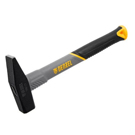 Молоток слесарный, 500 г Denzel 10485, кованый, фибергласовая рукоятка c TPR покрытием купить в Когалыме