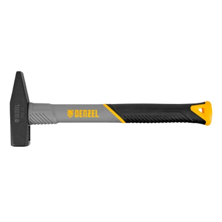 Молоток слесарный, 500 г Denzel 10485, кованый, фибергласовая рукоятка c TPR покрытием купить в Когалыме
