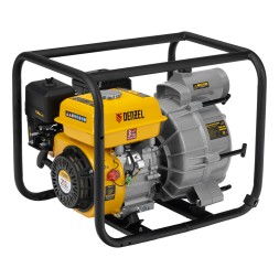 Мотопомпа бензиновая для грязной воды Denzel PX-80D7 99206, 7 л.с., 3&quot;, 1300 л/мин, глуб 8 м,напор 30 м