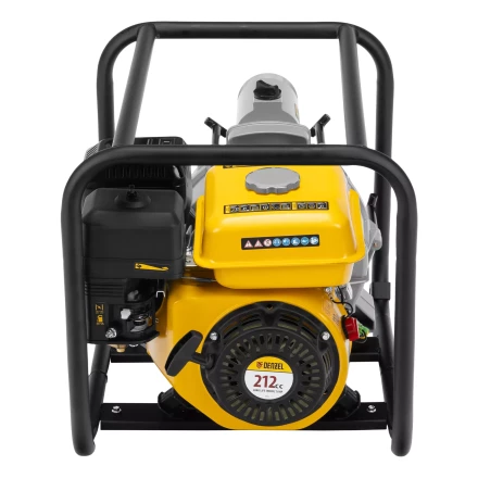Мотопомпа бензиновая для грязной воды Denzel PX-80D7 99206, 7 л.с., 3", 1300 л/мин, глуб 8 м,напор 30 м купить в Когалыме