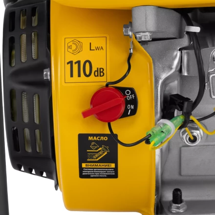 Мотопомпа бензиновая для грязной воды Denzel PX-80D7 99206, 7 л.с., 3", 1300 л/мин, глуб 8 м,напор 30 м купить в Когалыме