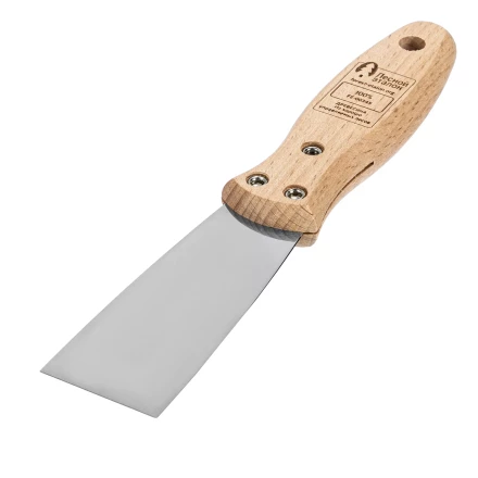Шпательная лопатка из нержавеющей стали, 40 мм, буковая рукоятка, EFP Matrix 85610 купить в Когалыме