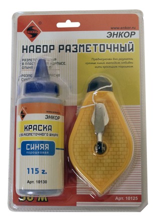 Набор разметочный пластиковый корпус 30 м краска синяя Энкор 10125 купить в Когалыме