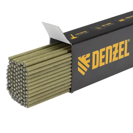 Электроды Denzel DER-46 Goldline, диам. 3 мм, 2,5 кг, рутил-целлюлозное покрытие 97506 купить в Когалыме