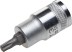 Торцовая бита-головка KRAFTOOL &quot;INDUSTRIE QUALITAT&quot;, материал S2, TORX, сатинированная, 1/2&quot;, Т40 27905-40_z01 купить в Когалыме